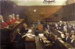 John Lavery  - Bilder Gemälde - High Treason Trial of Roger Casement
