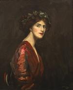 John Lavery  - Bilder Gemälde - Mrs Ralph Peto as Bacchante