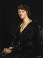 John Lavery  - Bilder Gemälde - Mrs. E. Bowen Davies