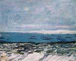 John Lavery  - Bilder Gemälde - Scapa Flow, Orkney, from the Signal Station