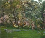 John Lavery  - Bilder Gemälde - Spring in a Riviera Garden
