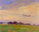 John Lavery  - Bilder Gemälde - The Aerodrome, East Fortune, North Berwick