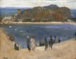 John Lavery  - Bilder Gemälde - The Bathing Pool, North Berwick