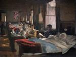 John Lavery  - Bilder Gemälde - The First Wounded at The London Hospital