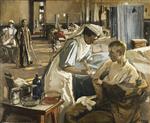 John Lavery  - Bilder Gemälde - The First Wounded, London Hospital