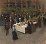 John Lavery  - Bilder Gemälde - The Flower Show