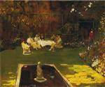 John Lavery  - Bilder Gemälde - The Garden at Ardilea