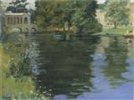 John Lavery  - Bilder Gemälde - The Palladian Bridge at Wilton House