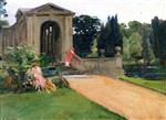 John Lavery  - Bilder Gemälde - The Palladian Bridge, Wilton
