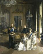 John Lavery  - Bilder Gemälde - The Royal Family at Buckingham Palace
