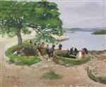 John Lavery  - Bilder Gemälde - The Walnut Tree, St. Patricks