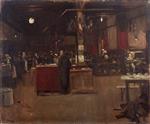 John Lavery  - Bilder Gemälde - The Women's Emergency Canteen, Gare du Nord, Paris