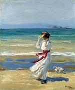 John Lavery  - Bilder Gemälde - Windy Day