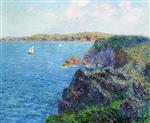 Gustave Loiseau - Bilder Gemälde - A Cove at Sevignies, Cap Frehel