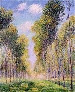 Gustave Loiseau - Bilder Gemälde - Alley of Poplars