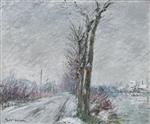 Gustave Loiseau - Bilder Gemälde - Banks of Pothuy at Pontoise