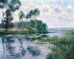 Gustave Loiseau - Bilder Gemälde - Banks of the Eure