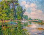 Gustave Loiseau - Bilder Gemälde - Banks of the Eure