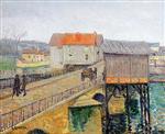 Gustave Loiseau  - Bilder Gemälde - Bridge at Moret sur Loing