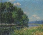 Gustave Loiseau  - Bilder Gemälde - By the Eure in Summer