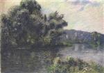 Gustave Loiseau  - Bilder Gemälde - By the Eure River