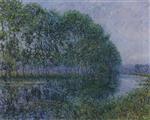 Gustave Loiseau  - Bilder Gemälde - By the Eure River