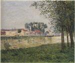 Gustave Loiseau  - Bilder Gemälde - By the Oise at Parmain