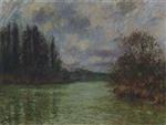 Gustave Loiseau  - Bilder Gemälde - By the Oise River