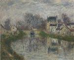 Gustave Loiseau  - Bilder Gemälde - Canal at Moret