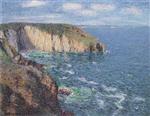 Gustave Loiseau  - Bilder Gemälde - Cliffs at Cap Frehel