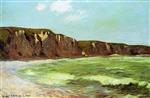 Gustave Loiseau  - Bilder Gemälde - Cliffs at Fecamp