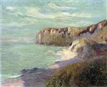 Gustave Loiseau  - Bilder Gemälde - Cliffs at Saint Jouin