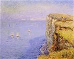 Gustave Loiseau  - Bilder Gemälde - Cliffs in Normandy