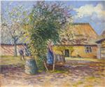 Gustave Loiseau  - Bilder Gemälde - Farm in the Country