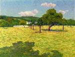Gustave Loiseau  - Bilder Gemälde - Field and Hills