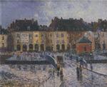 Gustave Loiseau  - Bilder Gemälde - Fish Market at Dieppe