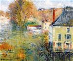 Gustave Loiseau  - Bilder Gemälde - Flood at Giverny