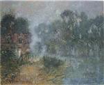 Gustave Loiseau  - Bilder Gemälde - Fog by the Eure