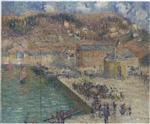 Gustave Loiseau  - Bilder Gemälde - Grand Quay at Fecamp