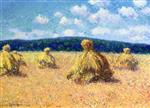 Gustave Loiseau  - Bilder Gemälde - Haystacks