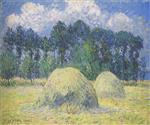 Gustave Loiseau  - Bilder Gemälde - Haystacks