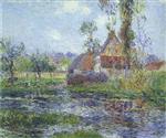 Gustave Loiseau  - Bilder Gemälde - Hendreville by the Eure River