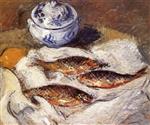 Gustave Loiseau  - Bilder Gemälde - Herring and Tureen