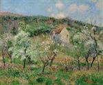 Gustave Loiseau  - Bilder Gemälde - Hill at Chou, Springtime, France
