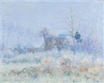 Gustave Loiseau  - Bilder Gemälde - Hoar Frost at Vaudreuil