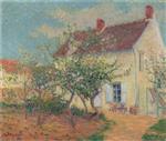Gustave Loiseau  - Bilder Gemälde - House in the Country