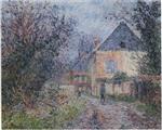 Gustave Loiseau  - Bilder Gemälde - Houses near the Eure