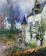 Gustave Loiseau  - Bilder Gemälde - La Maison de Juge, Pont-Aven