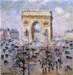 Gustave Loiseau  - Bilder Gemälde - La Place de L'Étoile