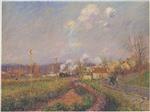 Gustave Loiseau  - Bilder Gemälde - Landscape at Saint-Ouen-L'Aumóne